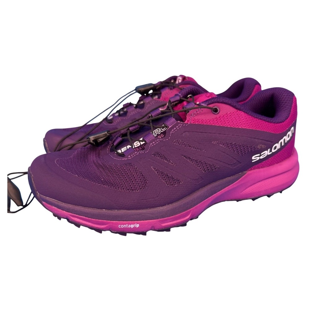 Salomon Sense Pro 2 Womens Purple Pink Trail Running‎ Shoes 381580 Size 6.5